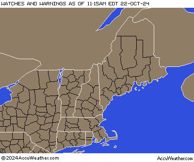 Vermont Watches and Warnings Map